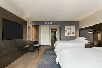 Suite, 2 Queen Beds, Accessible, Non Smoking (Mobility & Hearing, Roll-in Shower)