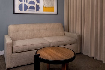 Deluxe Room, 1 King Bed with Sofa bed, Patio (Interior View)