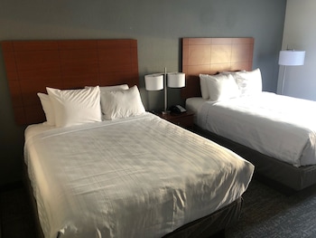 Standard Room, 2 Queen Beds, Non Smoking, Refrigerator & Microwave