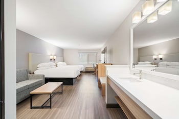 Standard Room, 2 Queen Beds, Non Smoking, Refrigerator & Microwave