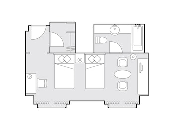 36 sqm Deluxe Twin Room, Non Smoking