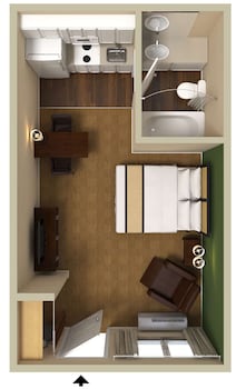 Studio, 1 Queen Bed, Accessible, Non Smoking