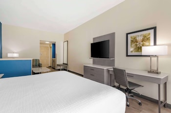 Room, 1 King Bed, Non Smoking, Refrigerator & Microwave
